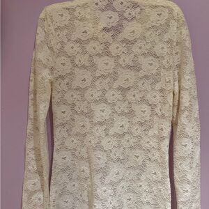 Elodie Cream Lace Long Sleeve Dress